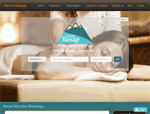 Tablet Screenshot of morzinemassage.co.uk